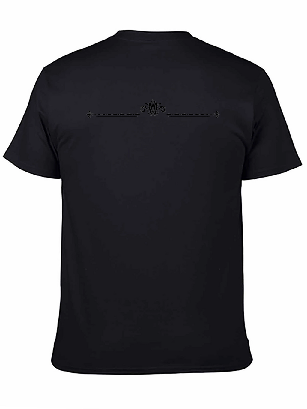 Elegant Black Crew Neck T-Shirt