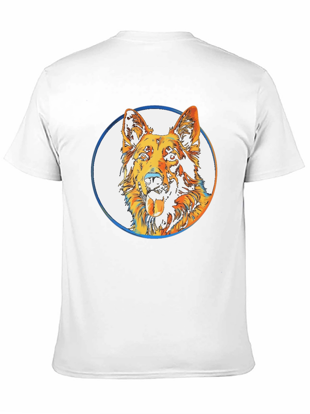 Cool Dog Graphic Tee - Stylish Mens Black T-Shirt