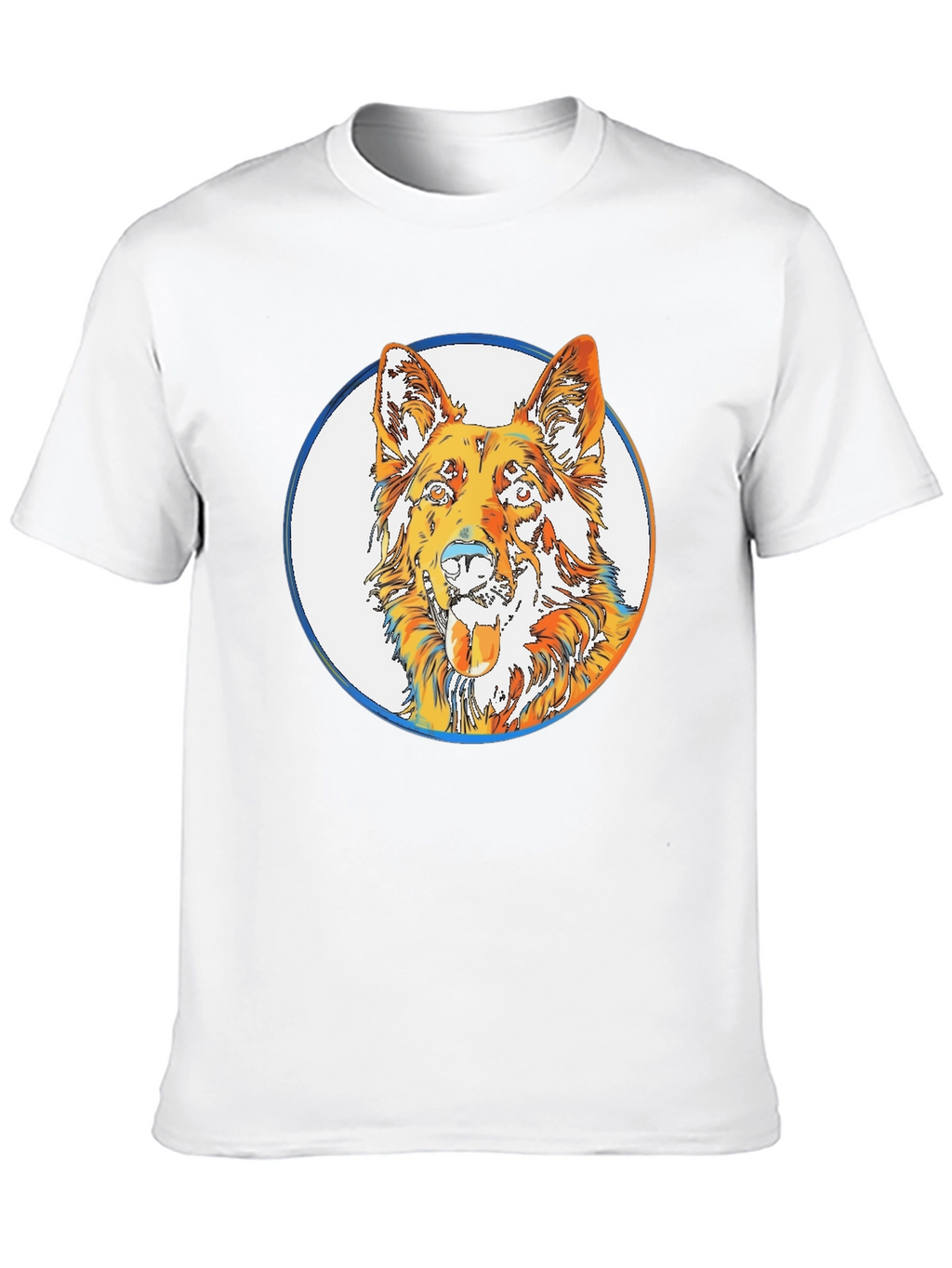 Cool Dog Graphic Tee - Stylish Mens Black T-Shirt