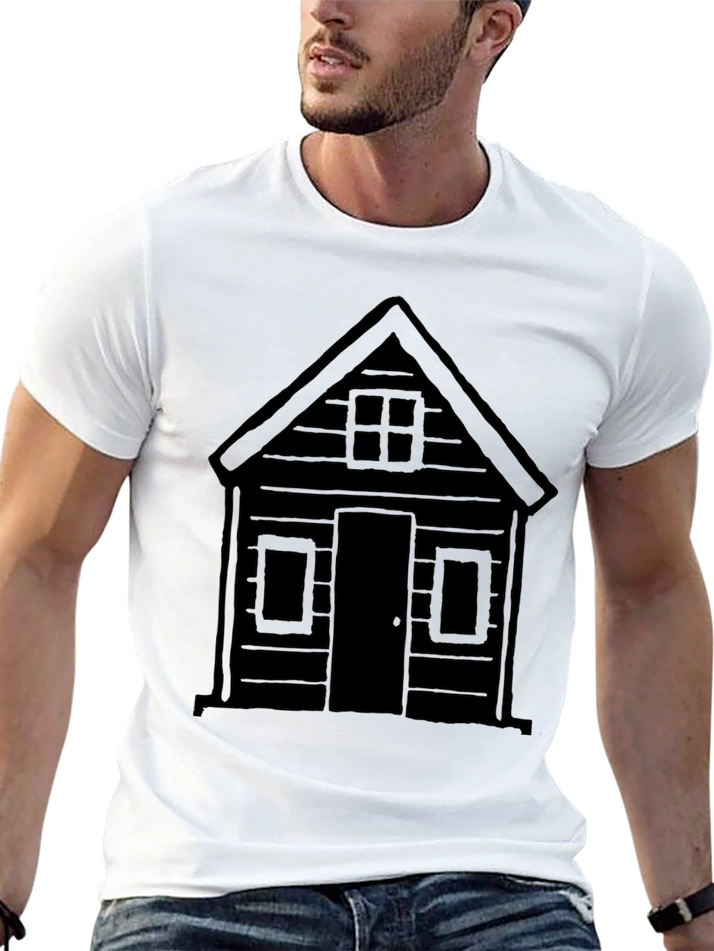 Cabin Tee - Cozy Home Graphic T-Shirt