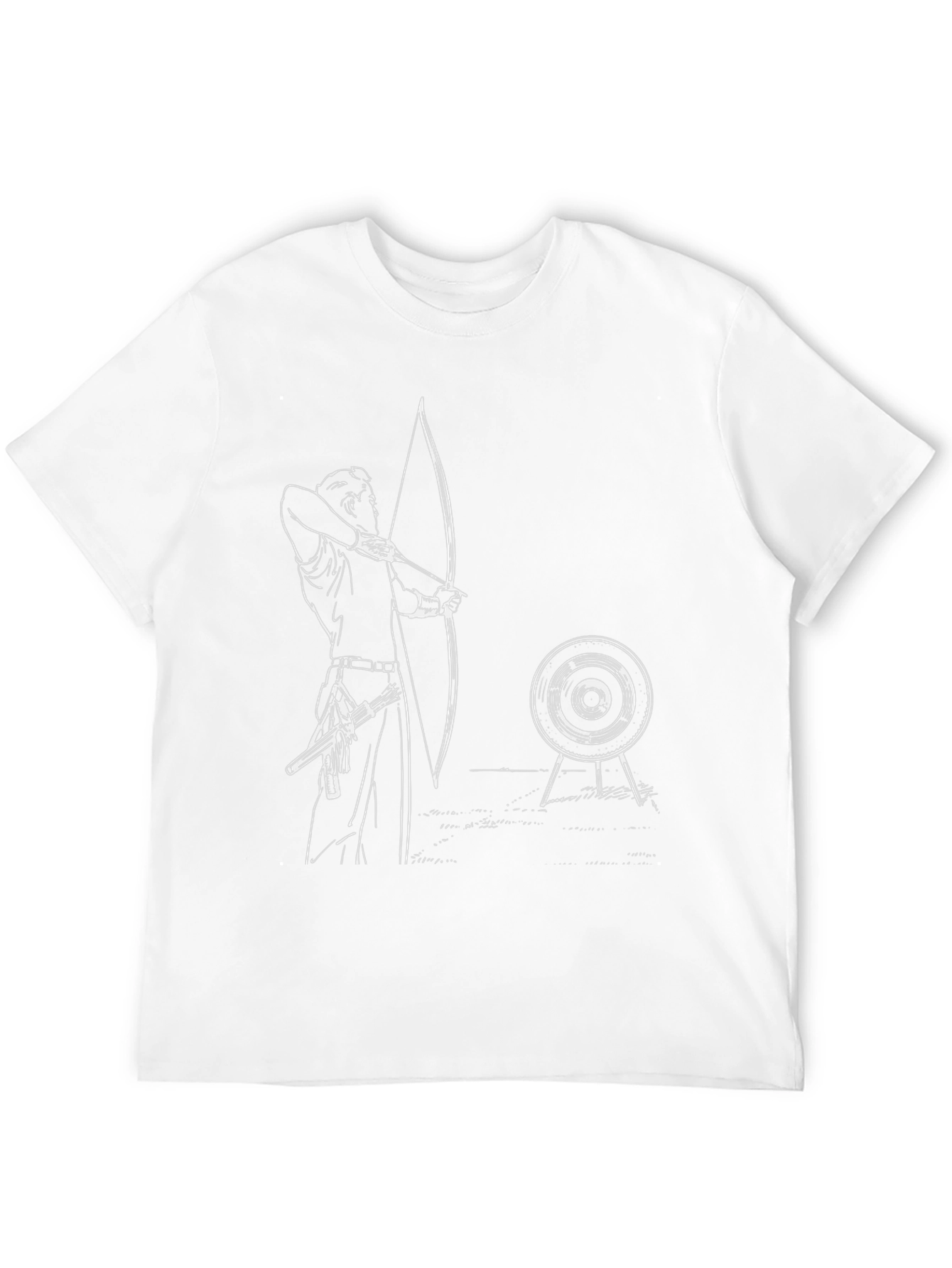 Archery Graphic Tee - Black Cotton