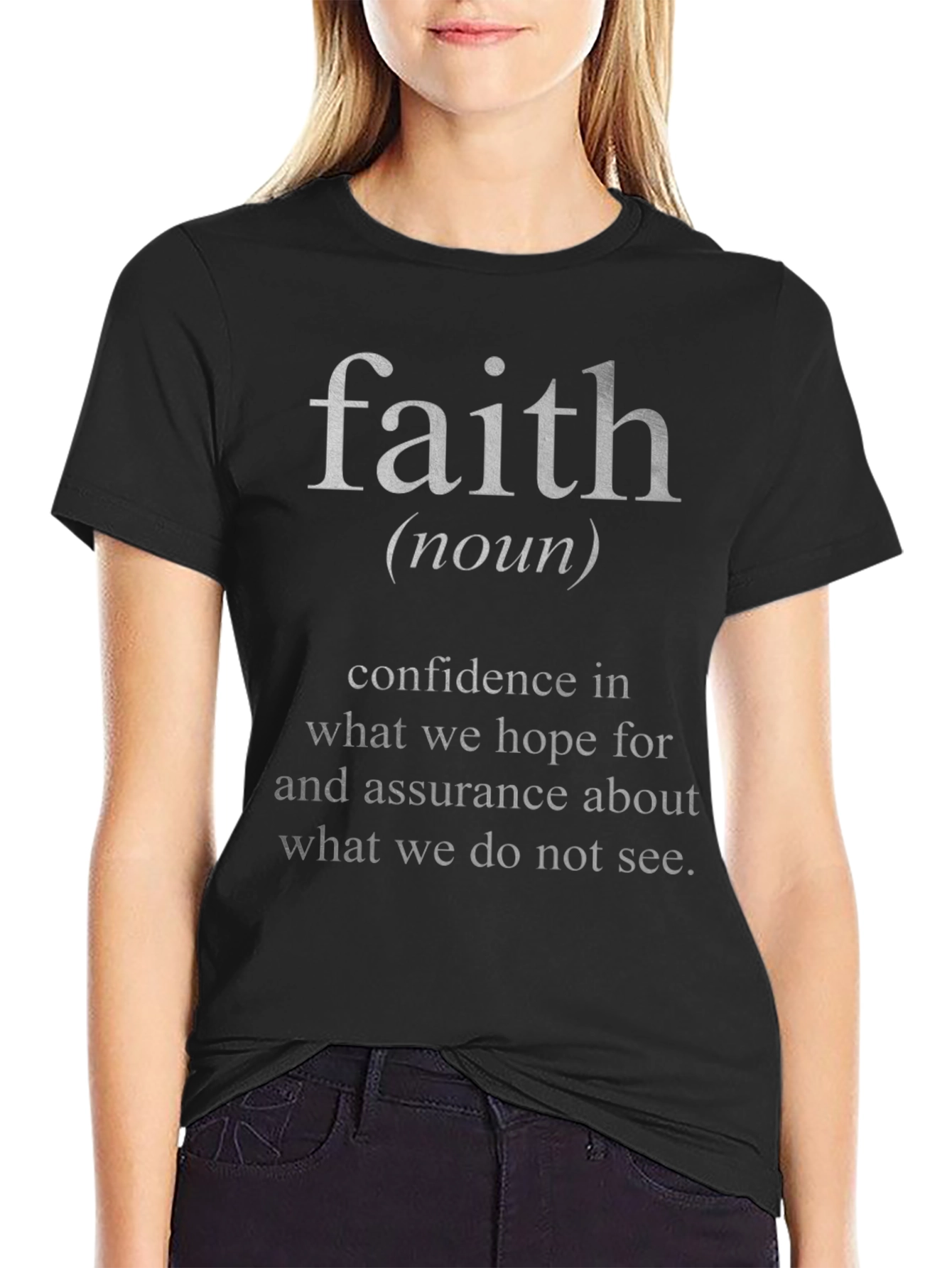 Faith Definition T-Shirt - Inspirational Christian Tee
