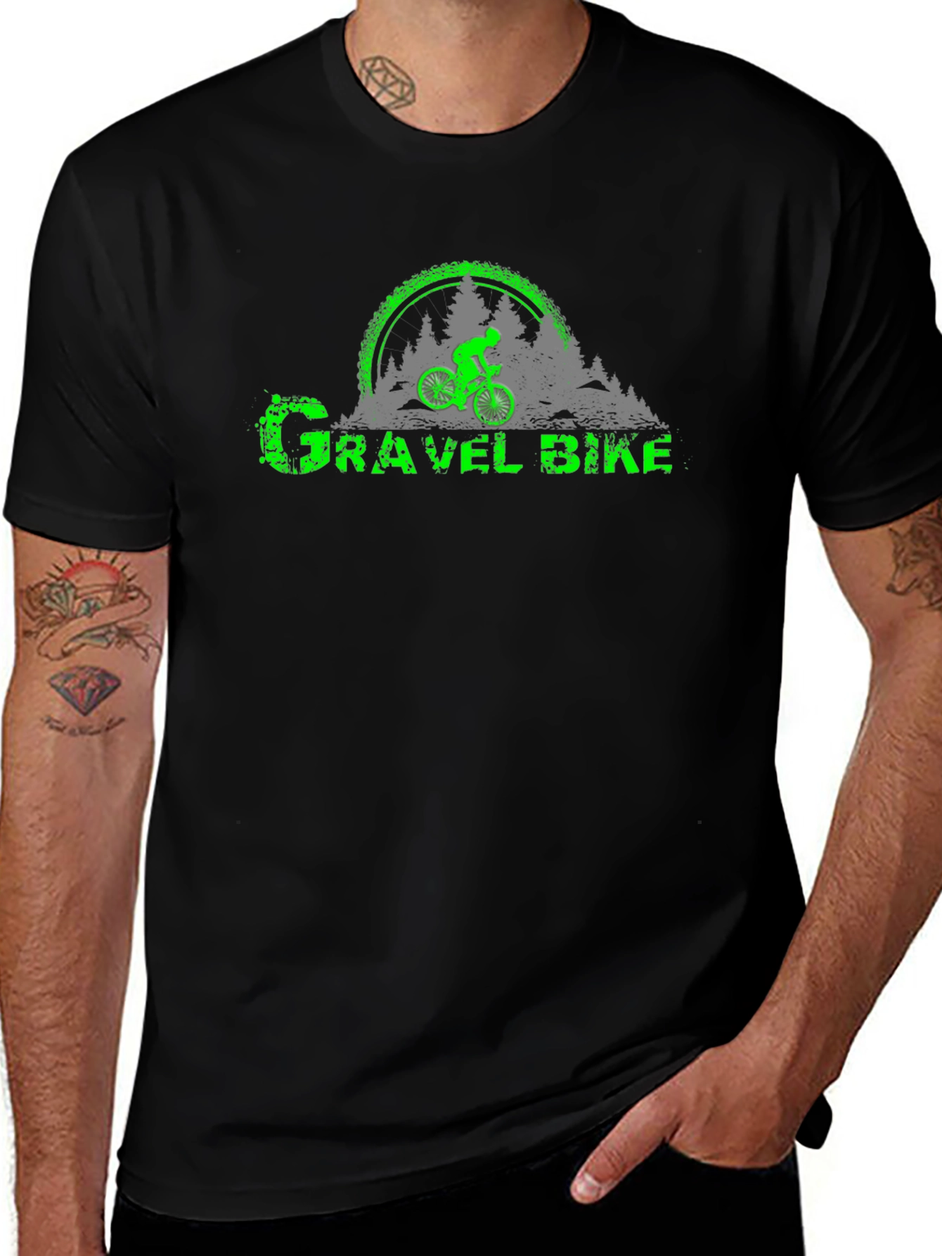 Gravel Bike T-Shirt - Off-Road Cycling Tee