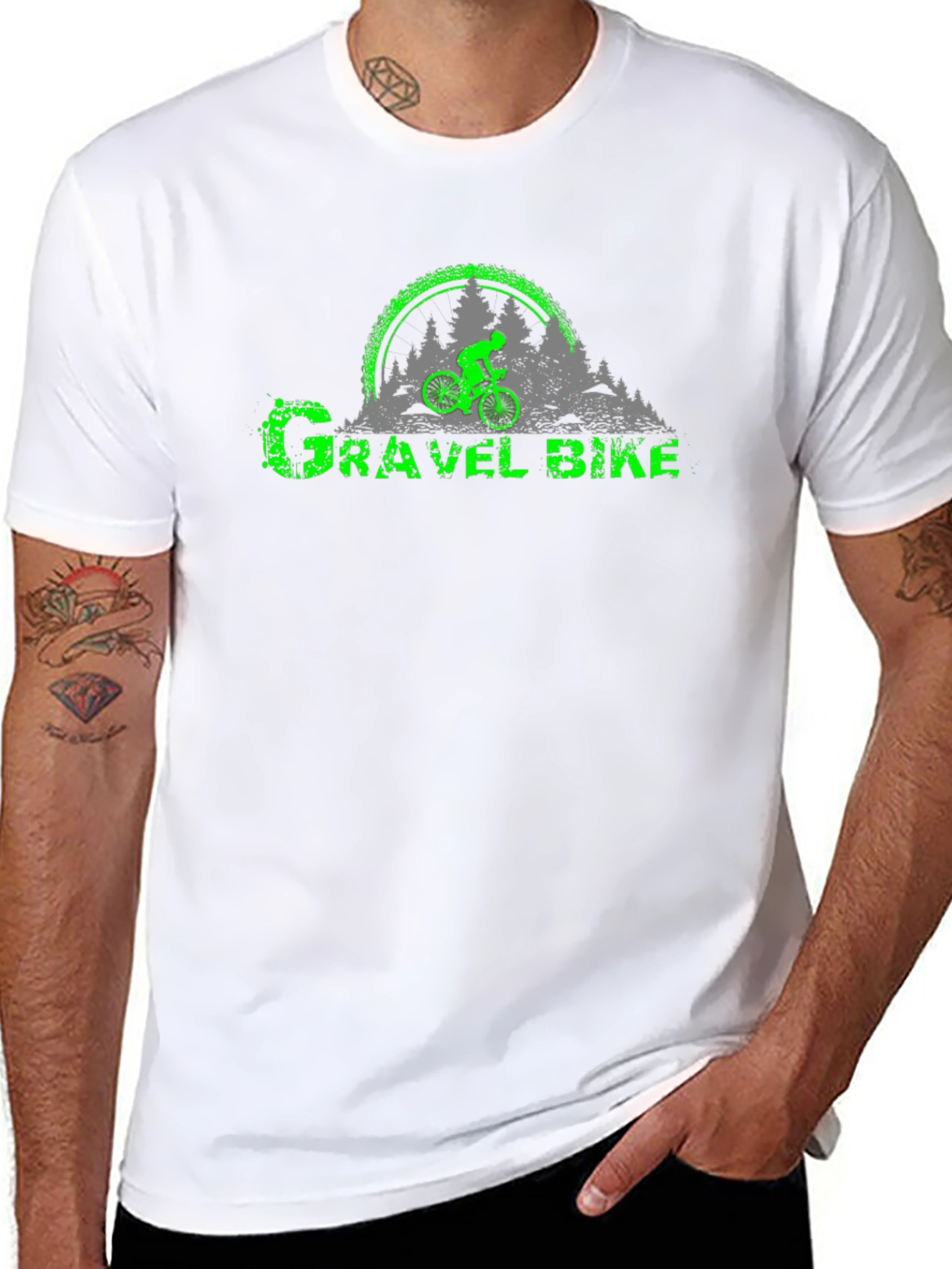 Gravel Bike T-Shirt - Off-Road Cycling Tee