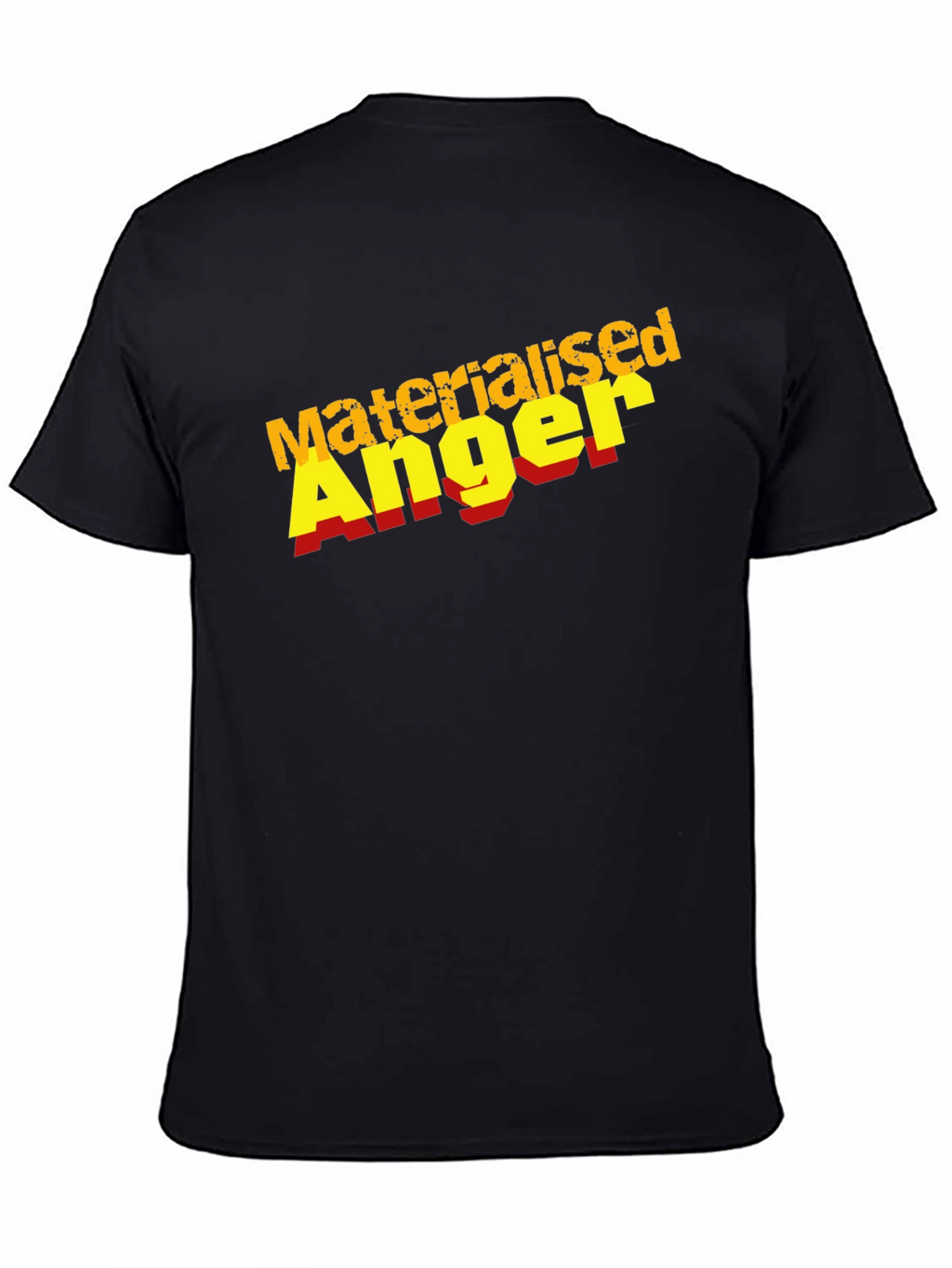 Materialised Anger Black T-Shirt