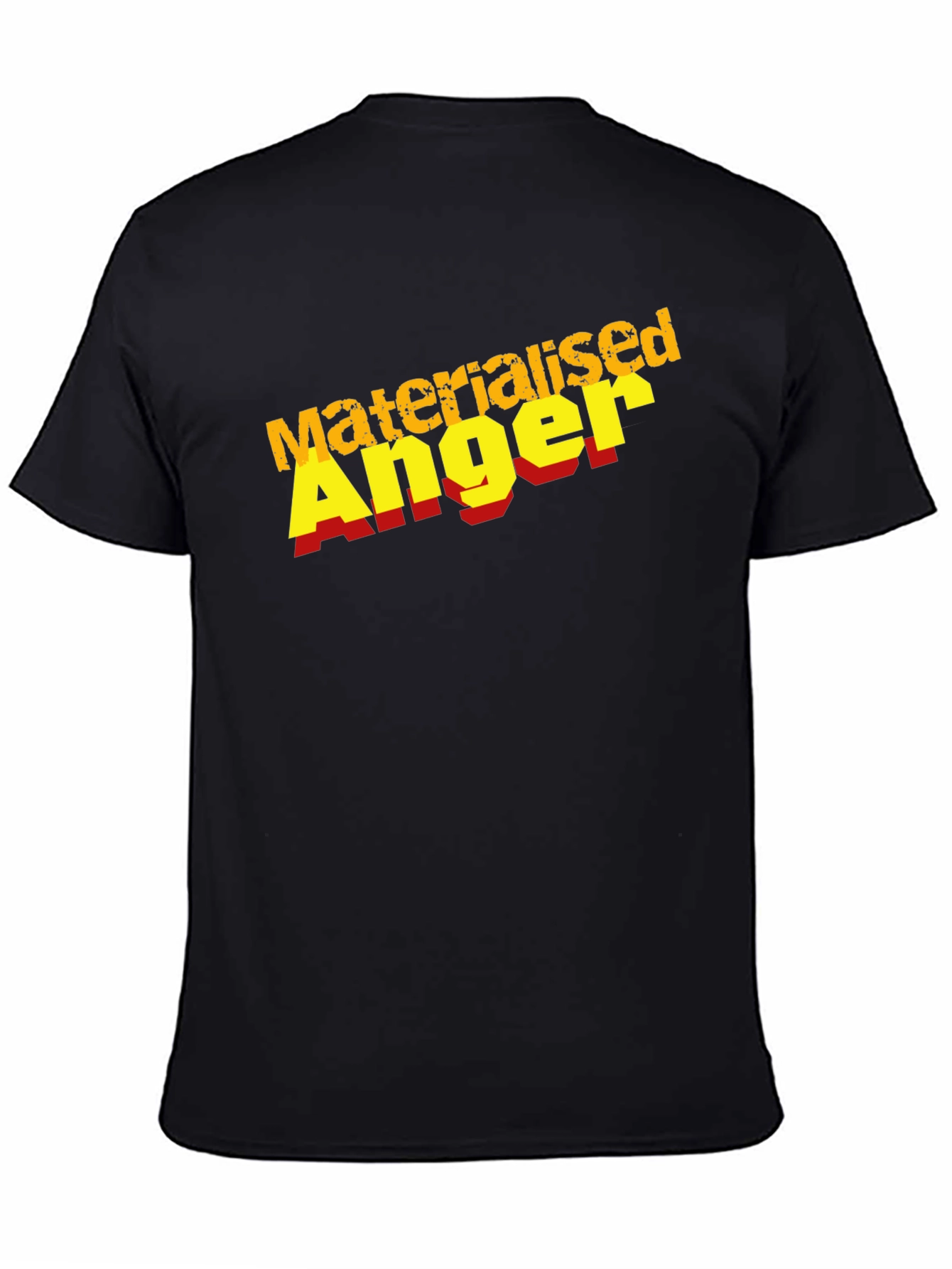Materialised Anger Black T-Shirt