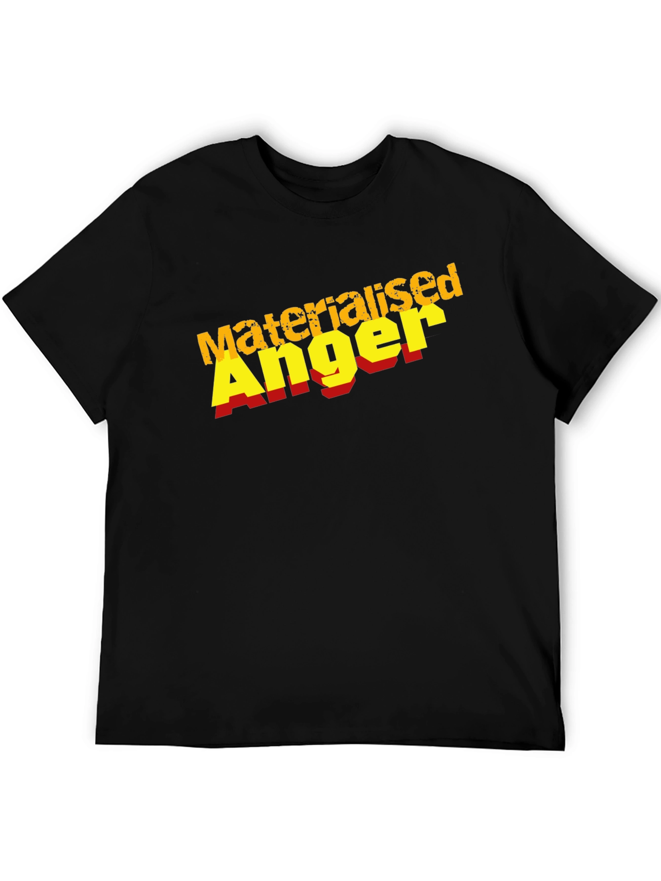Materialised Anger Black T-Shirt