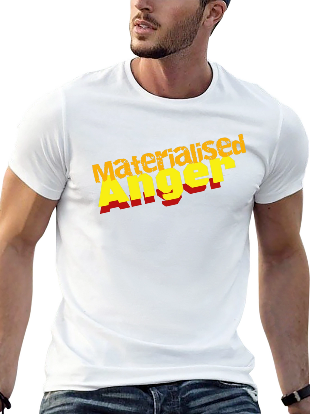 Materialised Anger Black T-Shirt