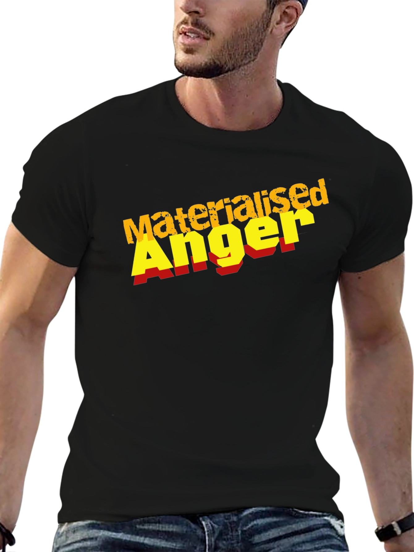Materialised Anger Black T-Shirt