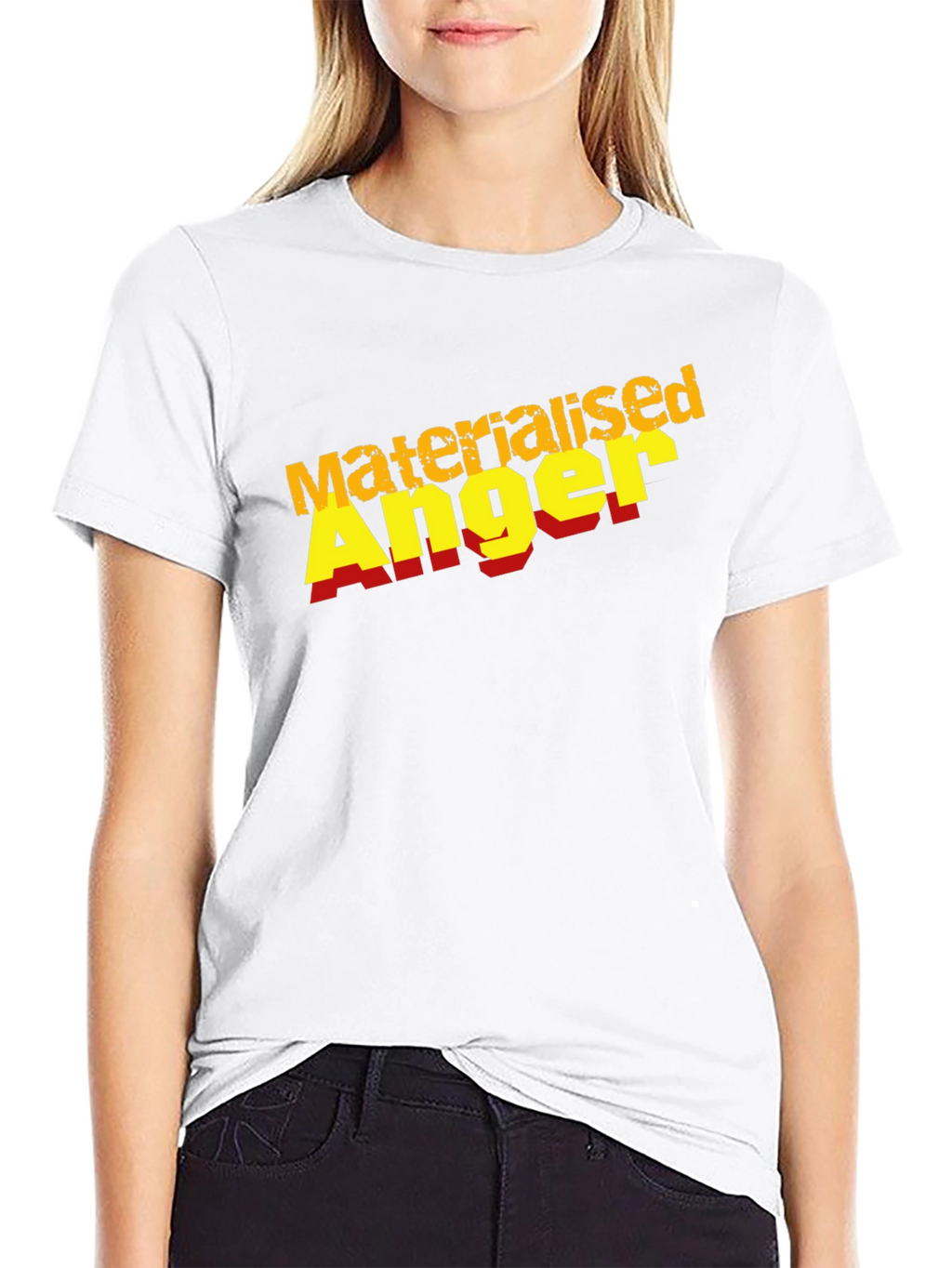 Materialised Anger Black T-Shirt