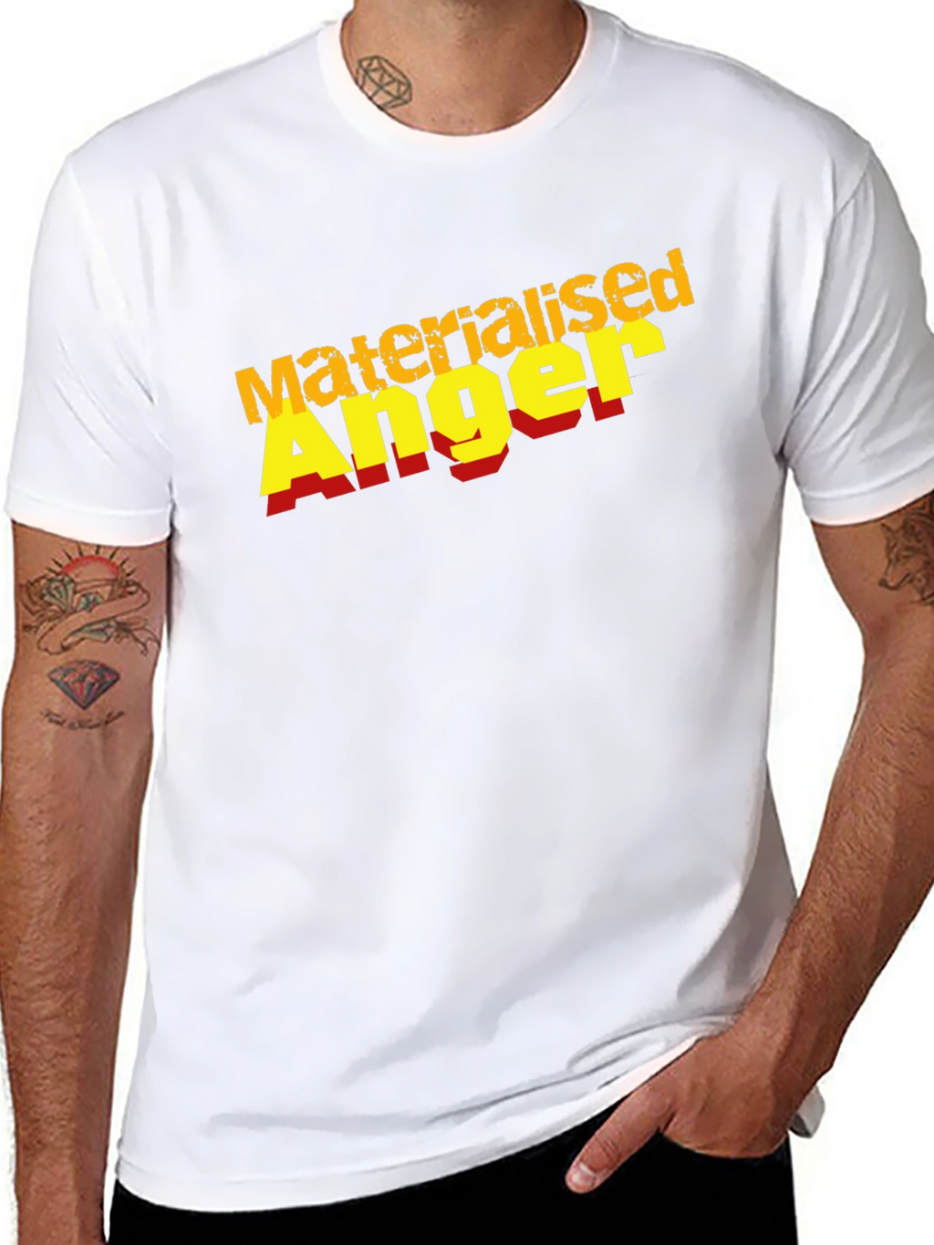 Materialised Anger Black T-Shirt