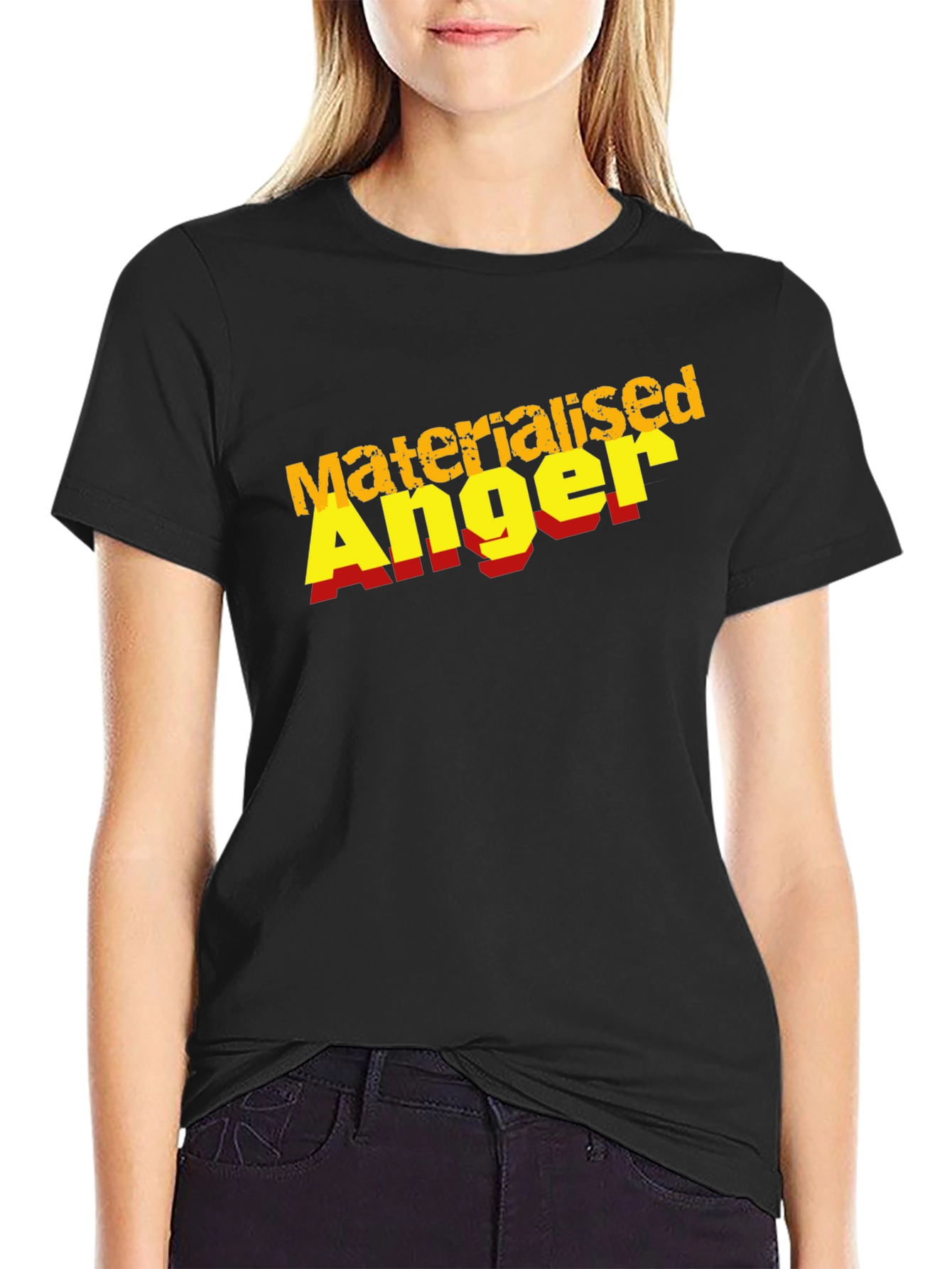 Materialised Anger Black T-Shirt