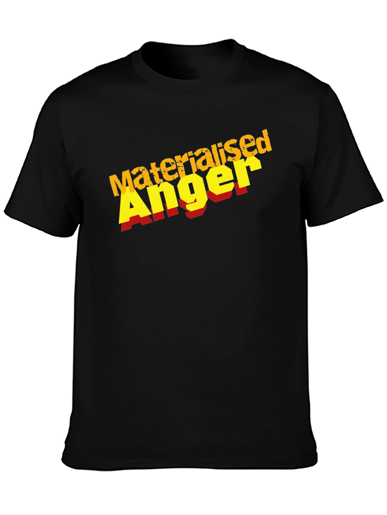 Materialised Anger Black T-Shirt