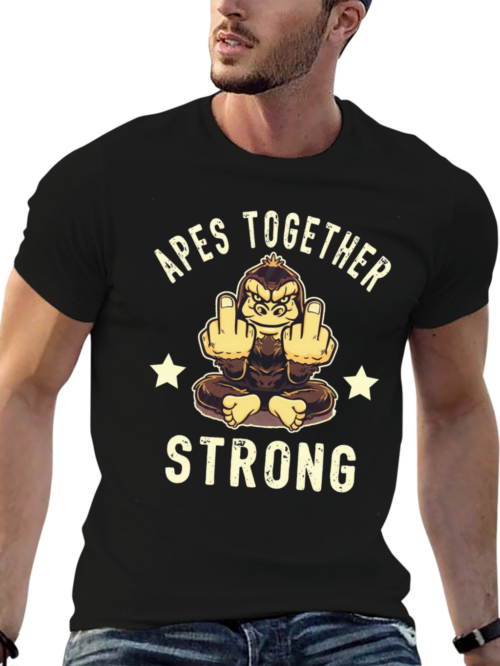 Apes Together Strong Graphic T-Shirt