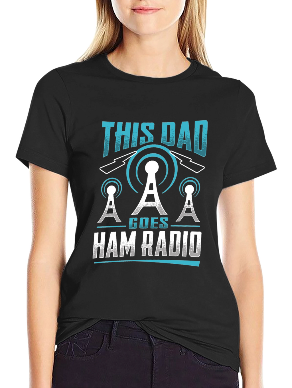 This Dad Goes Ham Radio T-Shirt