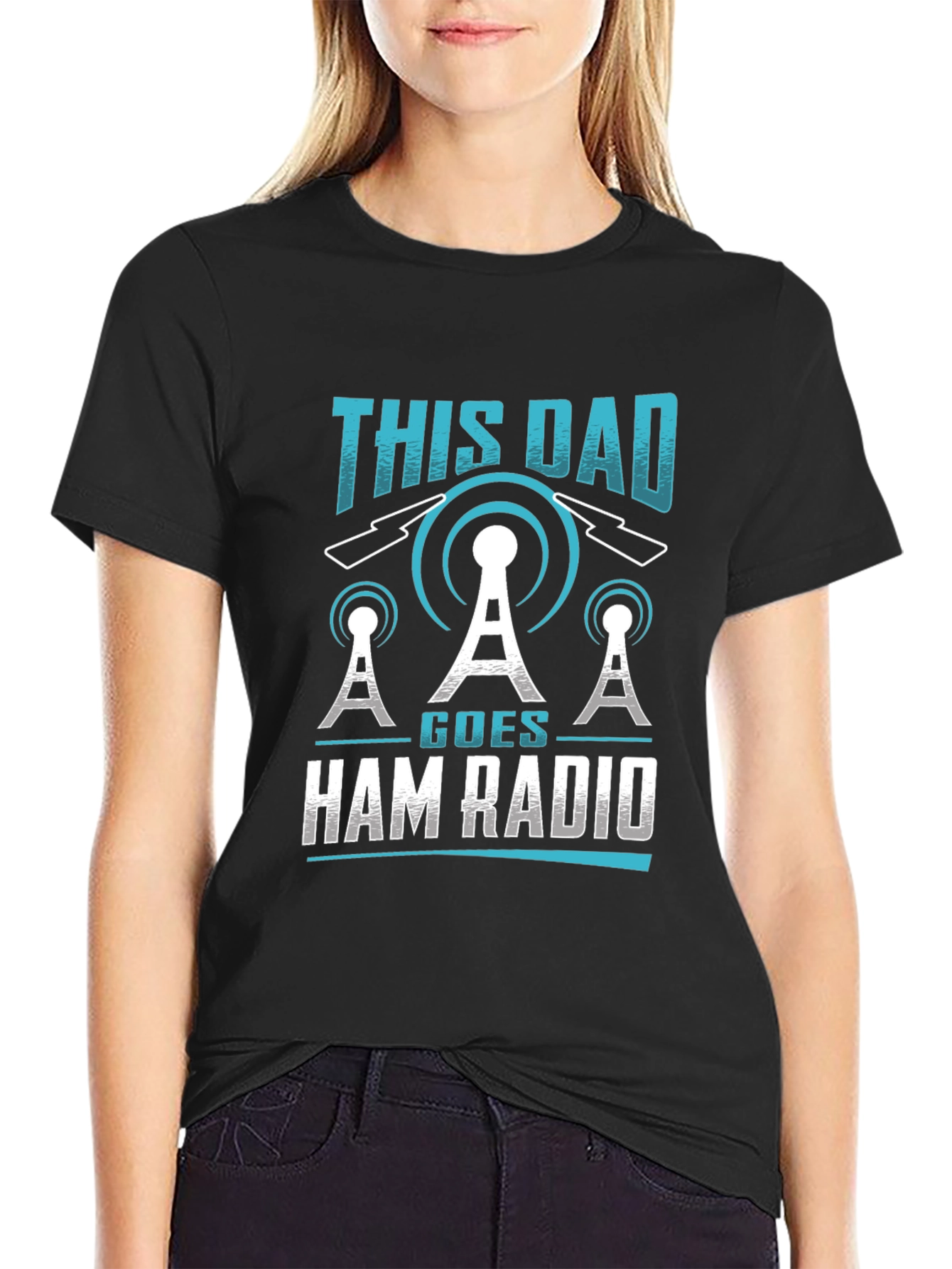 This Dad Goes Ham Radio T-Shirt