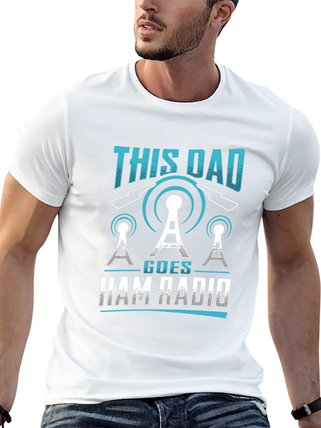 This Dad Goes Ham Radio T-Shirt