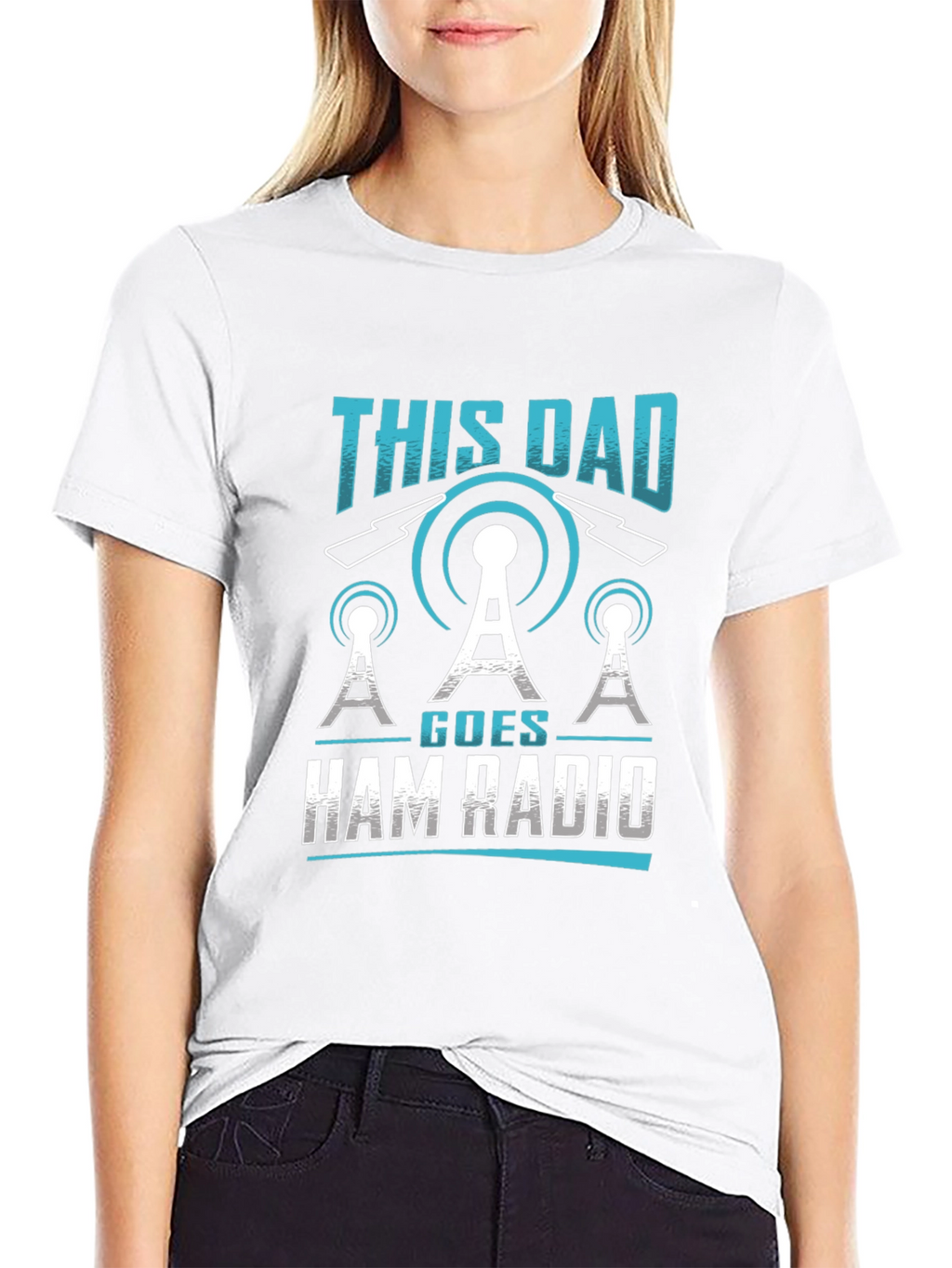 This Dad Goes Ham Radio T-Shirt