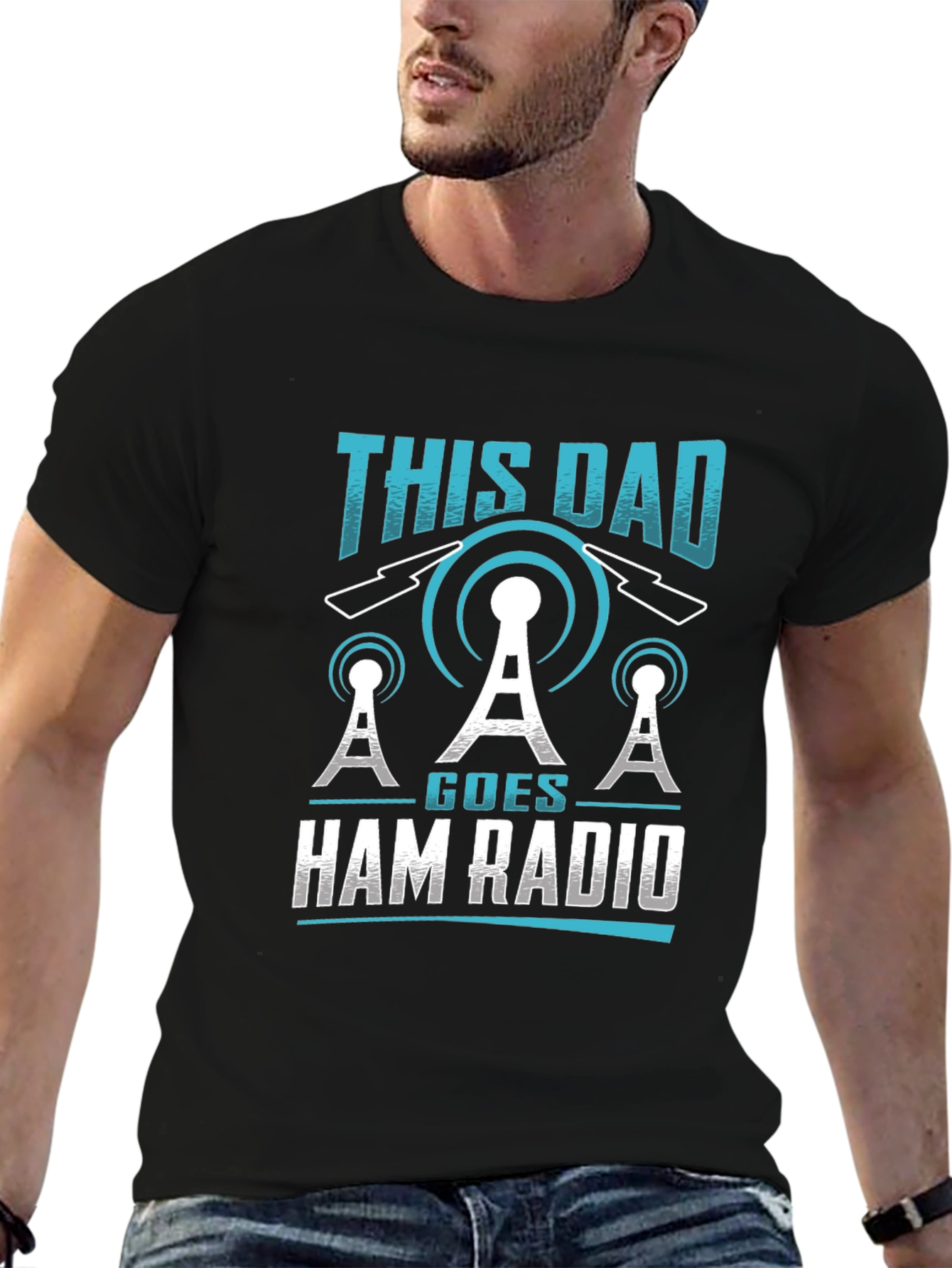This Dad Goes Ham Radio T-Shirt