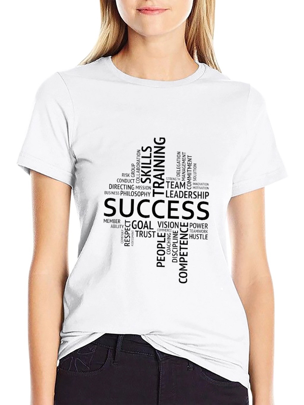 Success Word Cloud Graphic T-Shirt