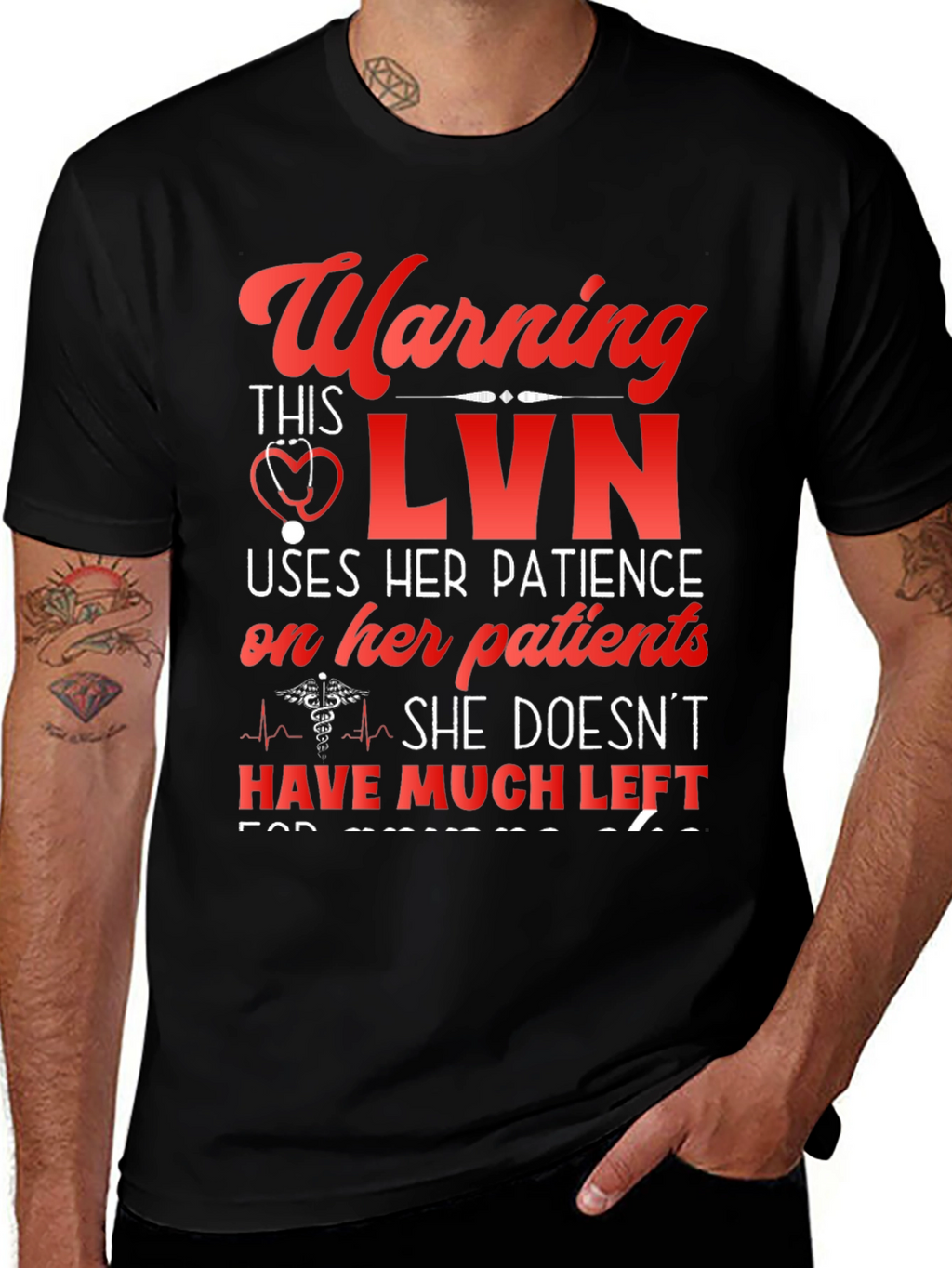 Warning LVN T-Shirt