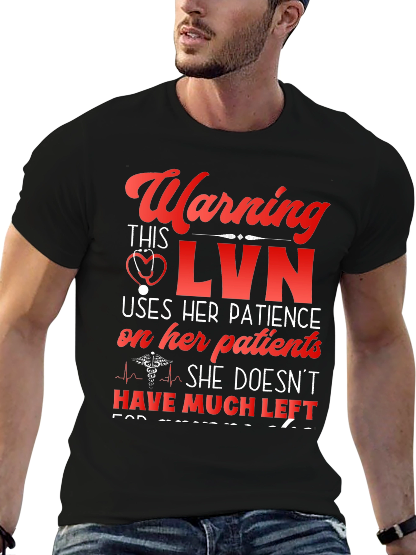 Warning LVN T-Shirt