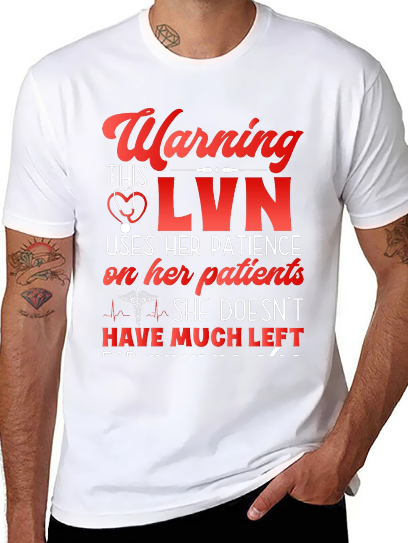 Warning LVN T-Shirt