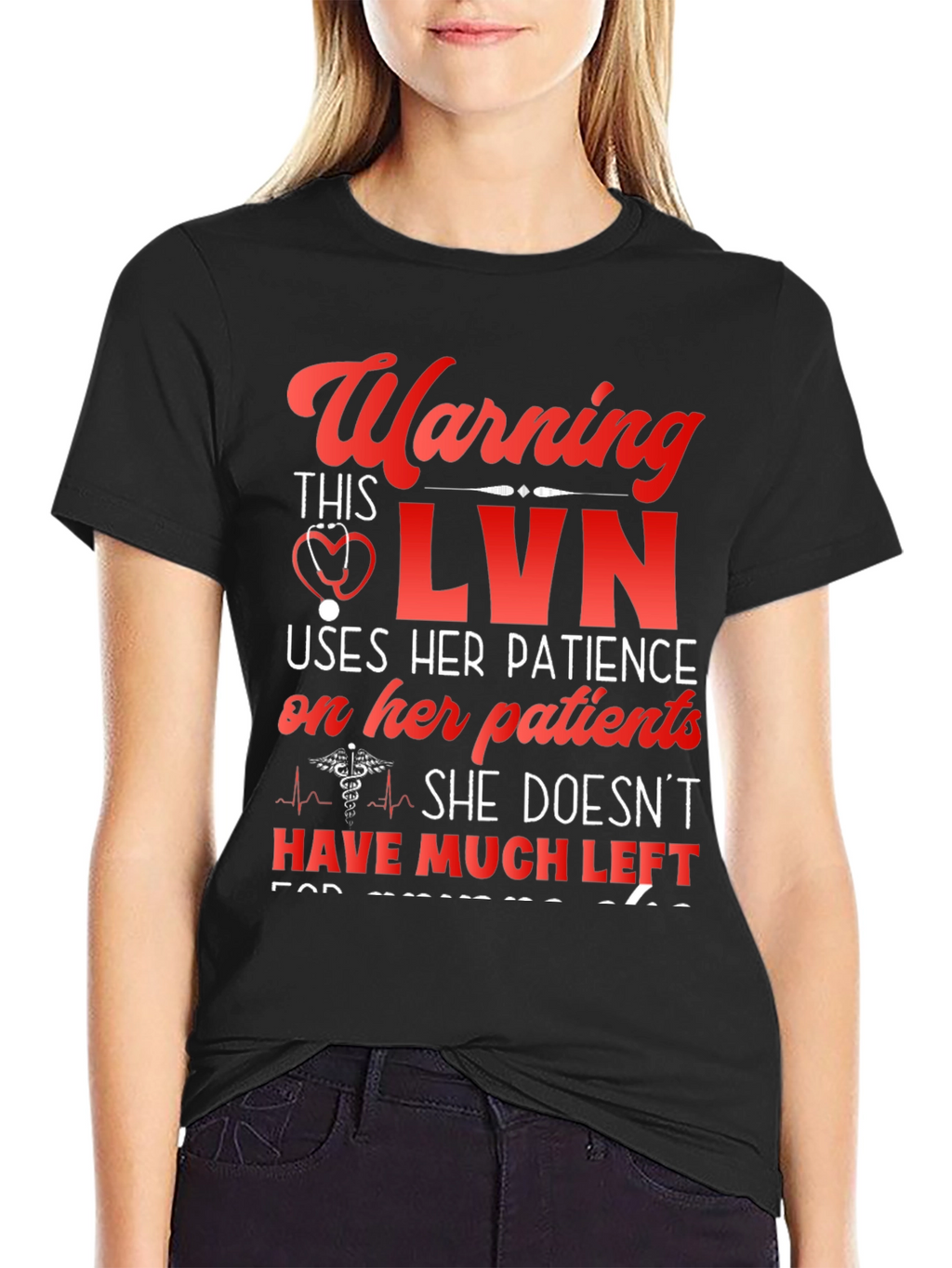 Warning LVN T-Shirt