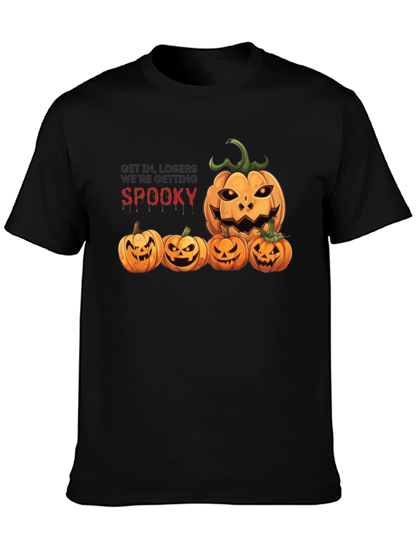Spooky Season Pumpkin Graphic T-Shirt