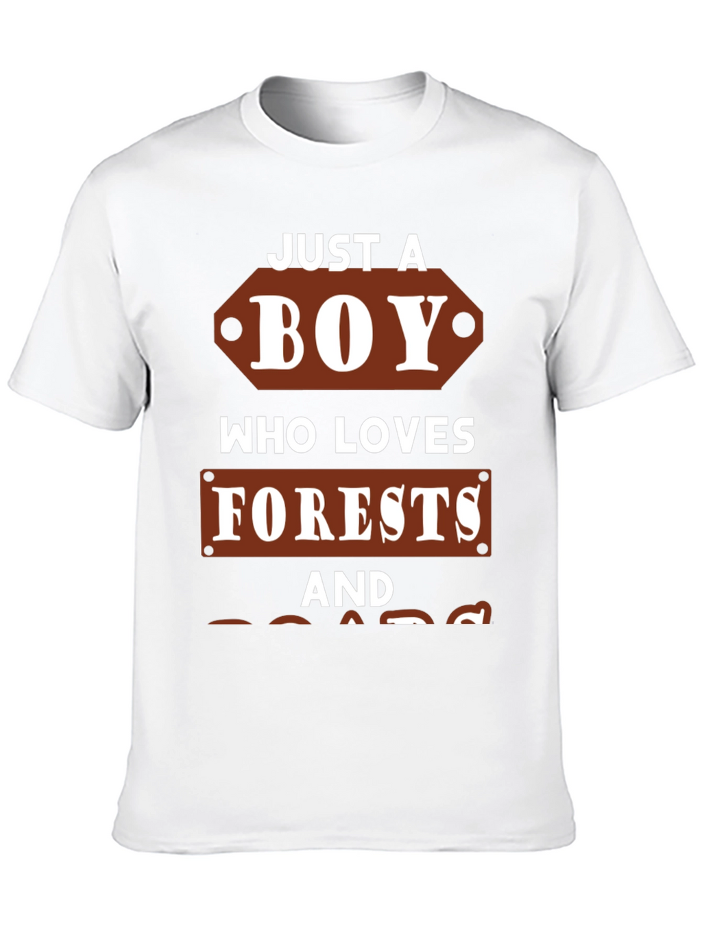 Just a Boy Who Loves Forests T-Shirt