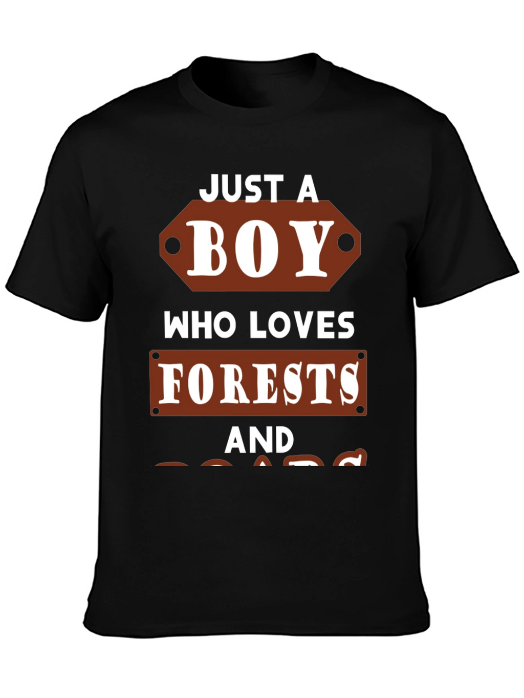 Just a Boy Who Loves Forests T-Shirt