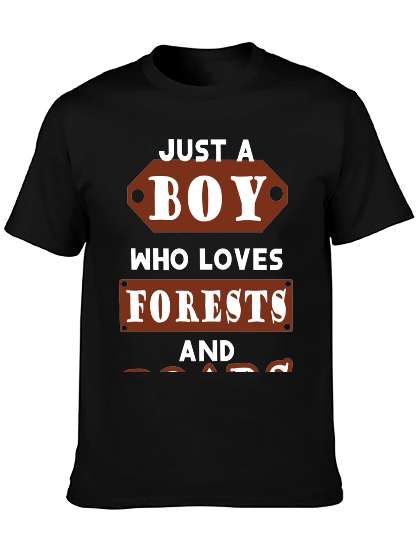 Just a Boy Who Loves Forests T-Shirt
