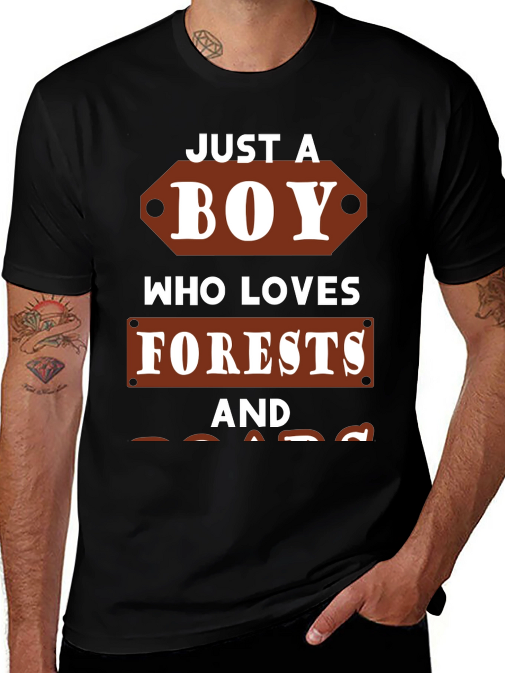 Just a Boy Who Loves Forests T-Shirt