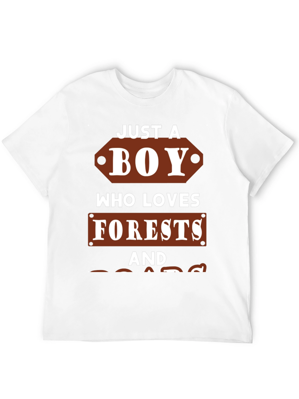 Just a Boy Who Loves Forests T-Shirt