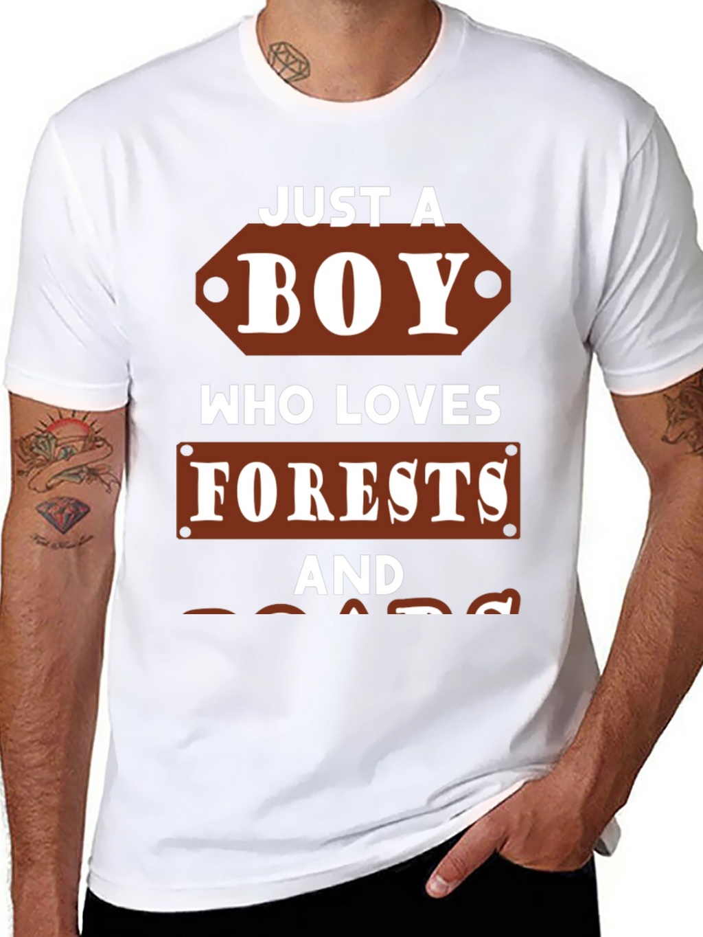 Just a Boy Who Loves Forests T-Shirt