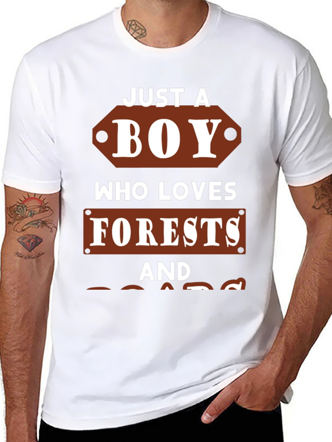 Just a Boy Who Loves Forests T-Shirt