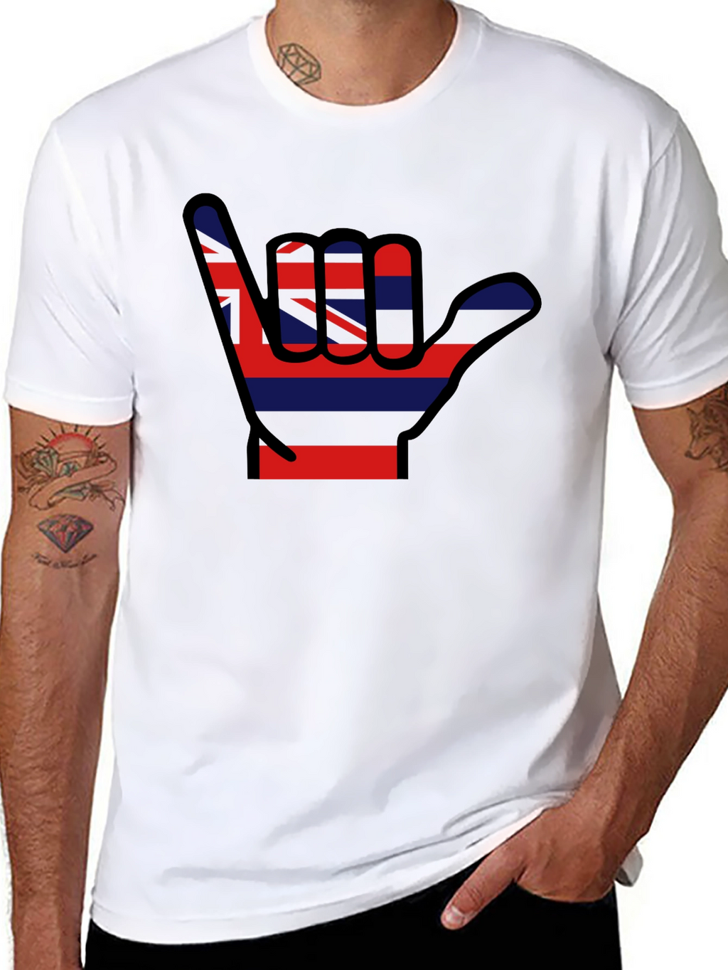 Hang Loose Hawaiian Flag T-Shirt