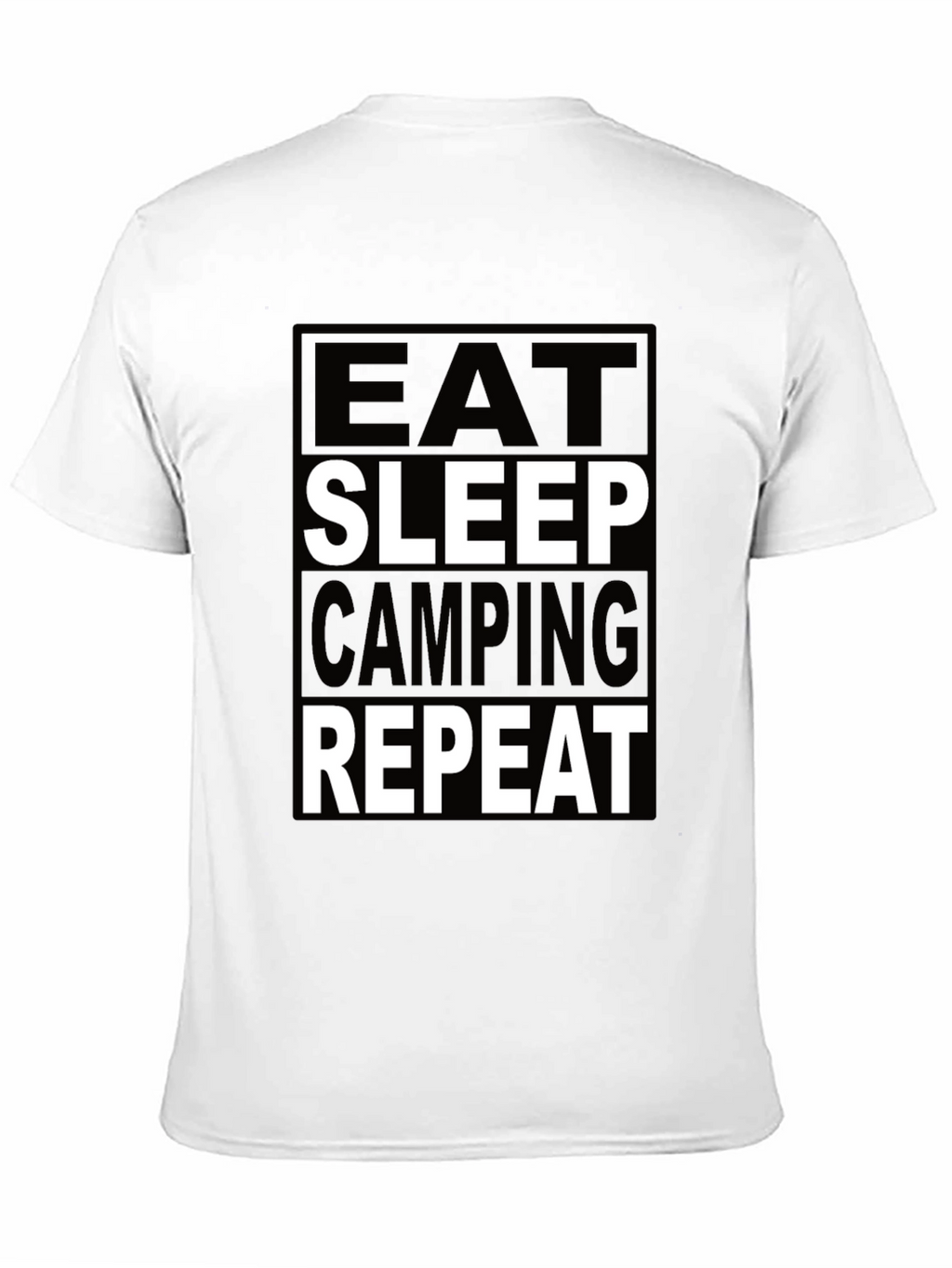 Eat Sleep Camping Repeat Graphic Tee