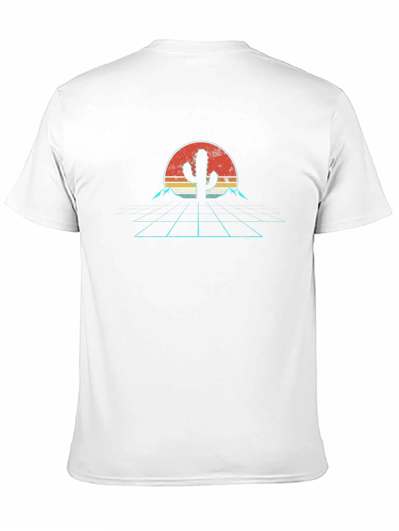 Retro Desert Cactus Graphic T-Shirt