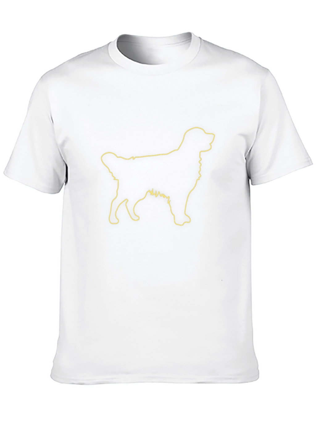 Dog Outline Graphic T-Shirt