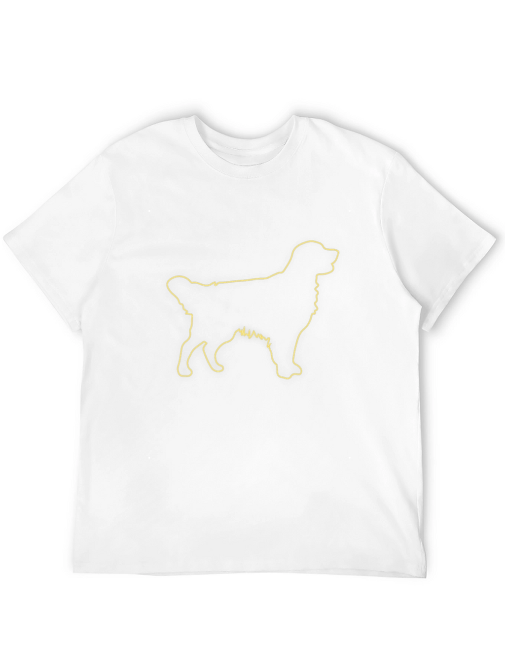 Dog Outline Graphic T-Shirt