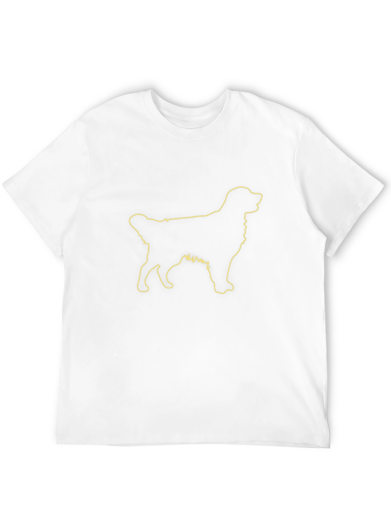 Dog Outline Graphic T-Shirt