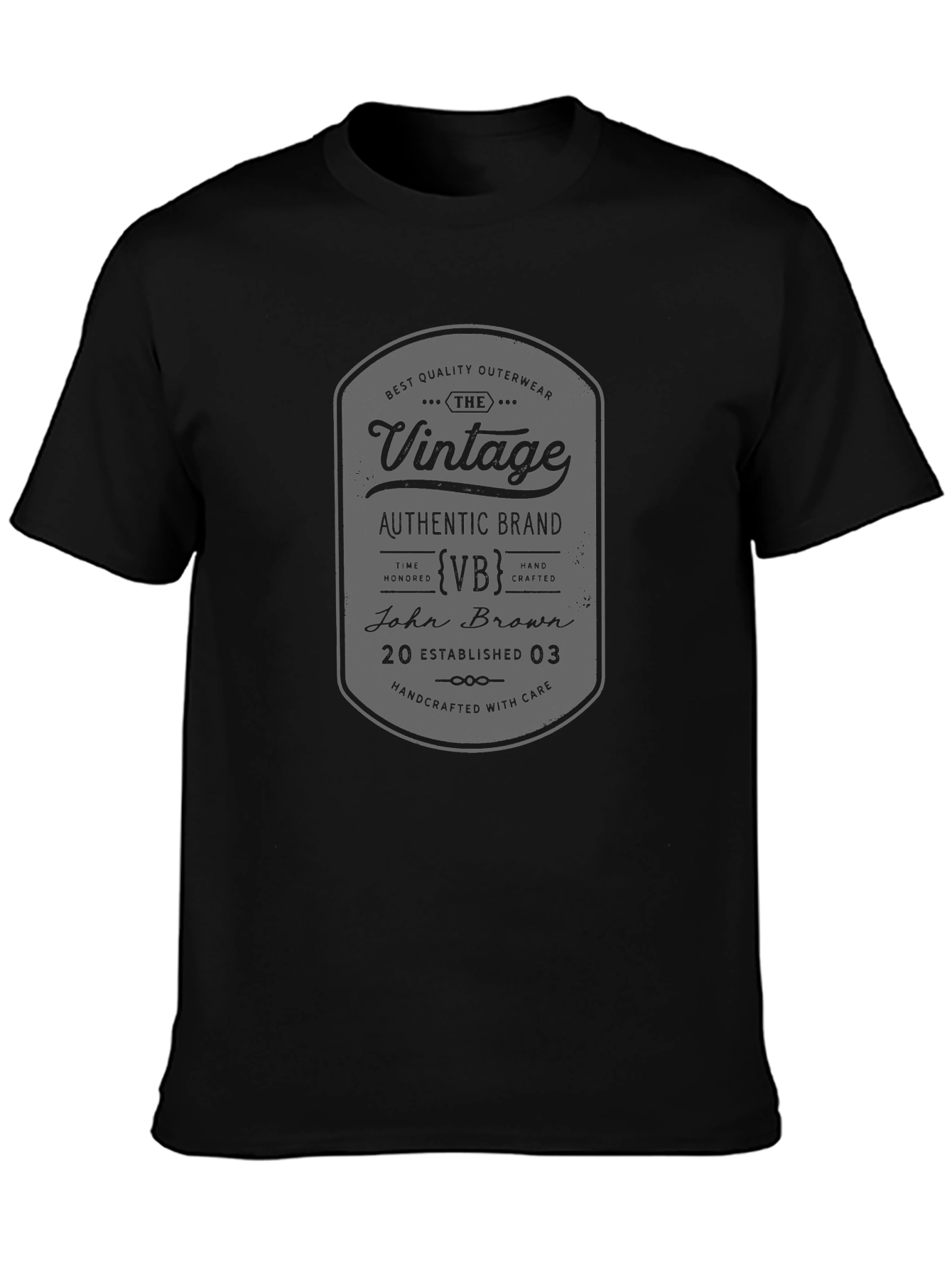 Vintage Authentic Brand Graphic T-Shirt