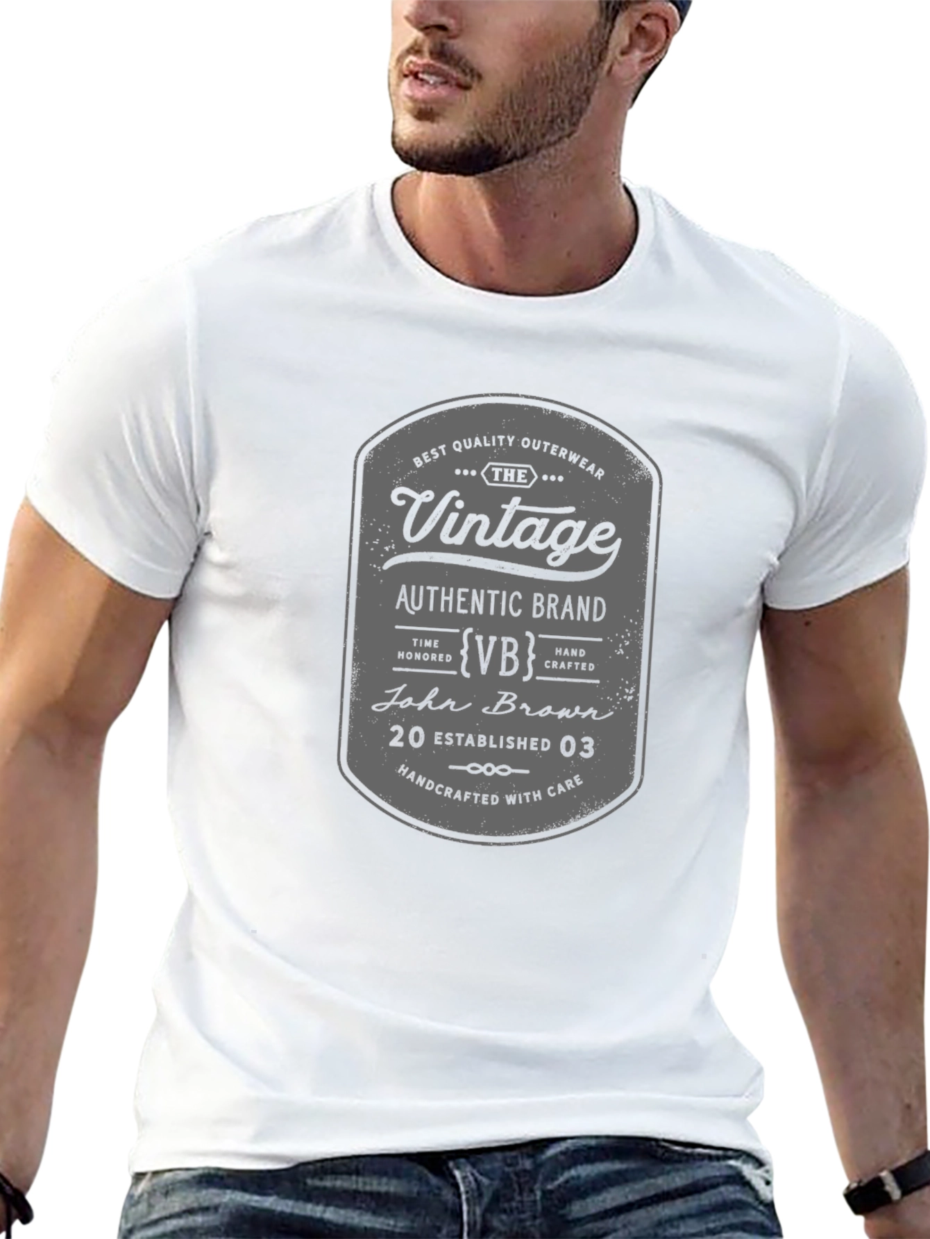 Vintage Authentic Brand Graphic T-Shirt