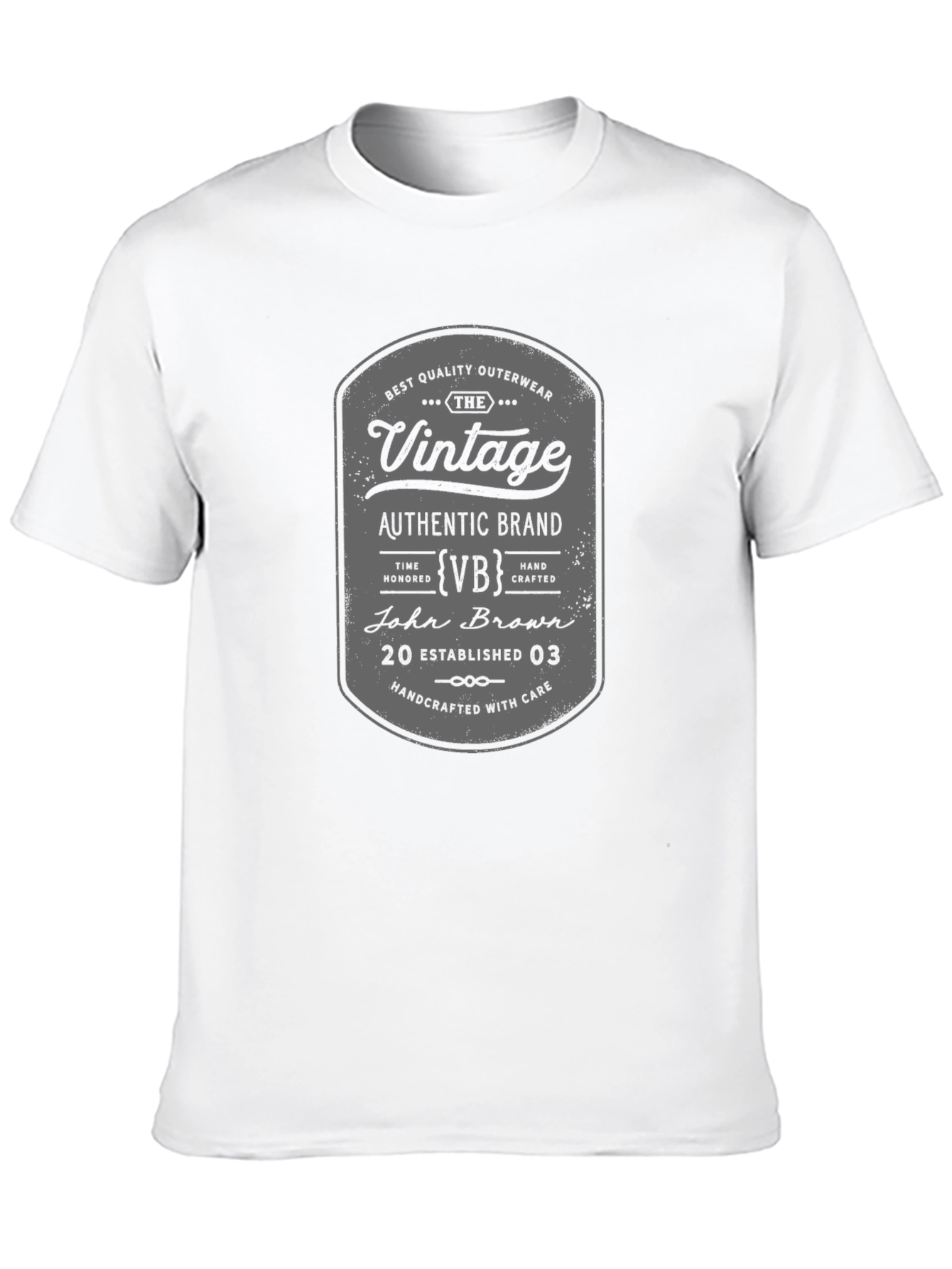 Vintage Authentic Brand Graphic T-Shirt