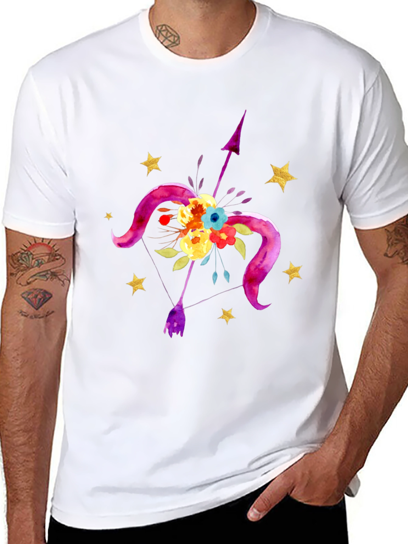 Floral Sagittarius T-Shirt