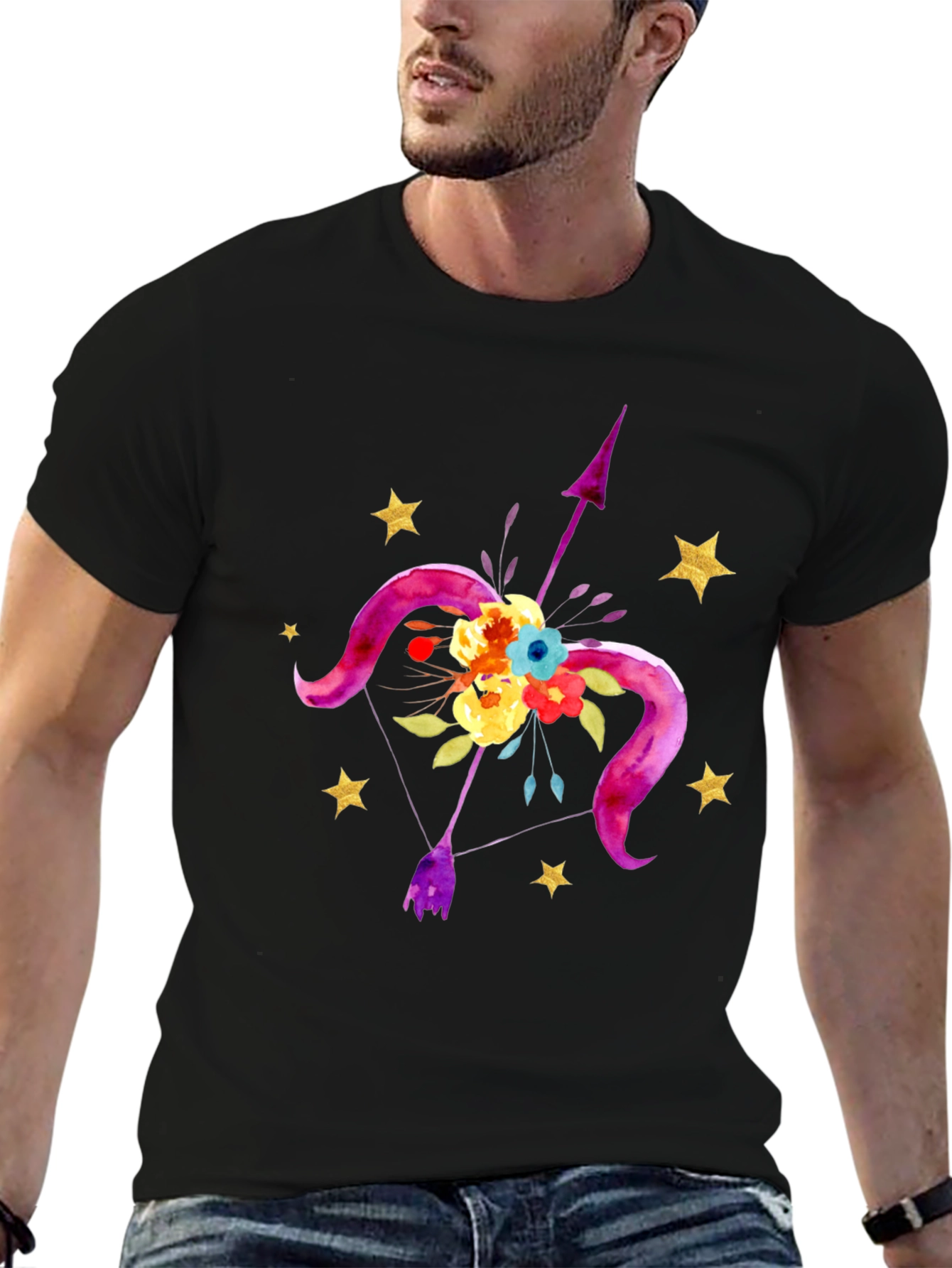 Floral Sagittarius T-Shirt