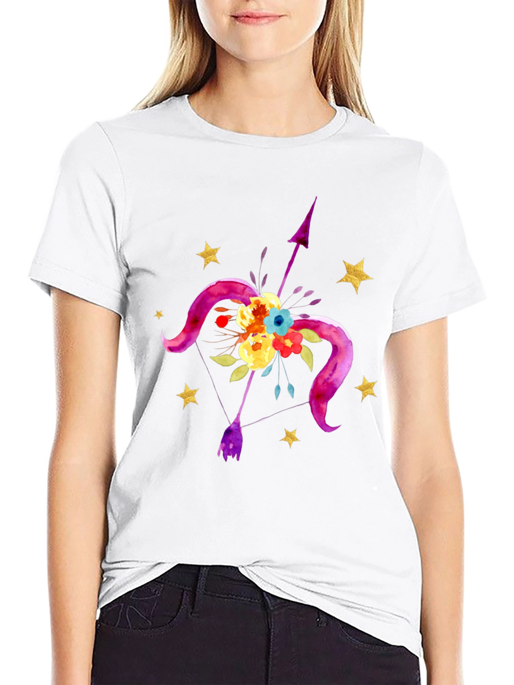 Floral Sagittarius T-Shirt