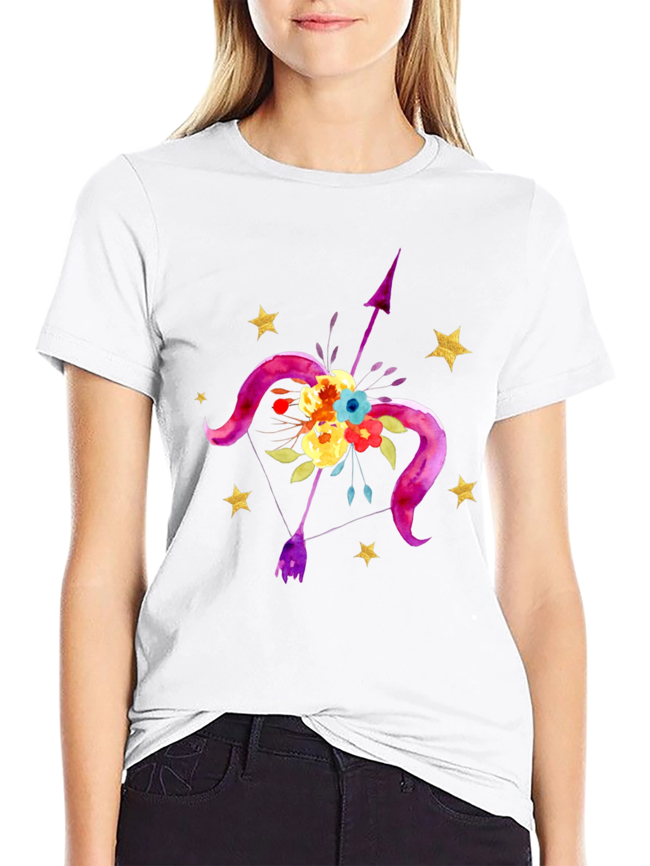 Floral Sagittarius T-Shirt