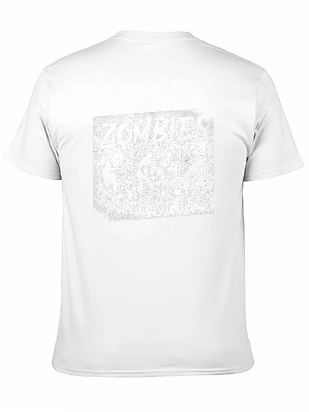 Zombies Hate Fast Food Graphic T-Shirt